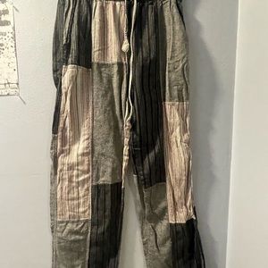 fun patterned pants with pockets